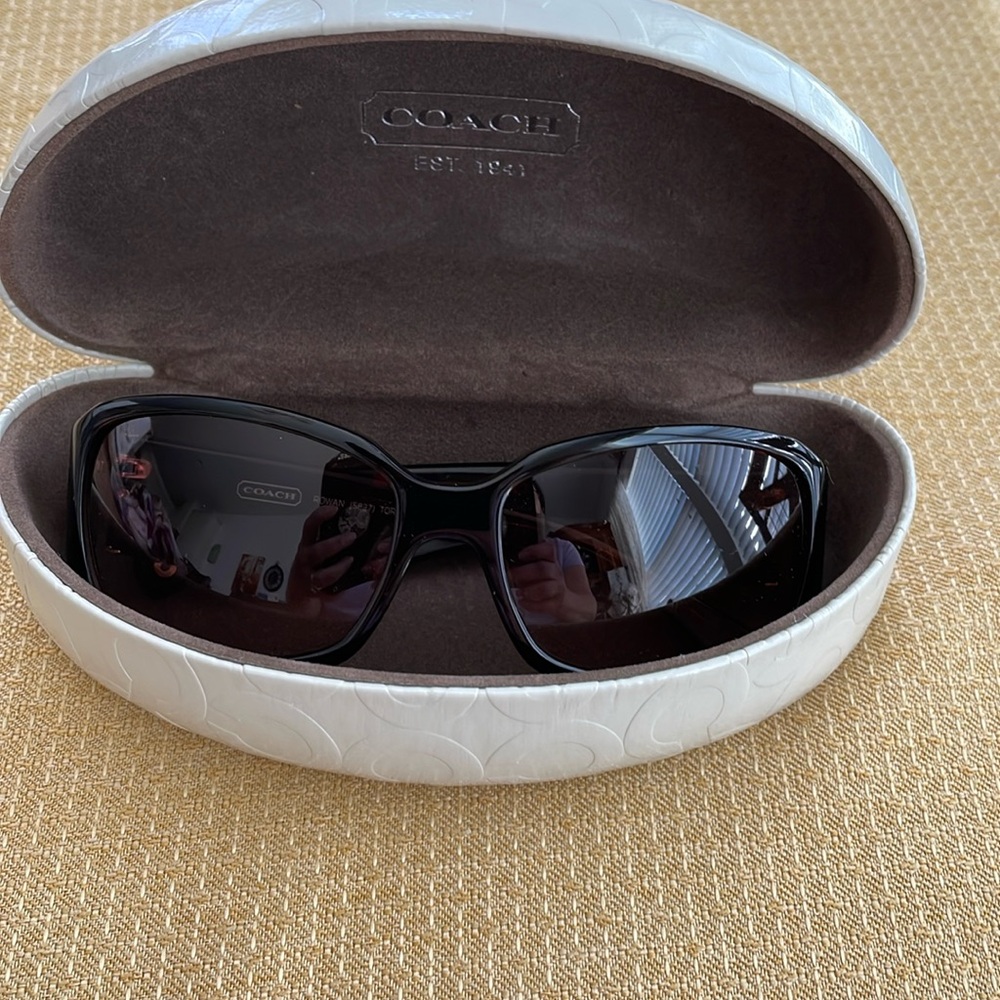 Coach sunglasses with case .  EUC